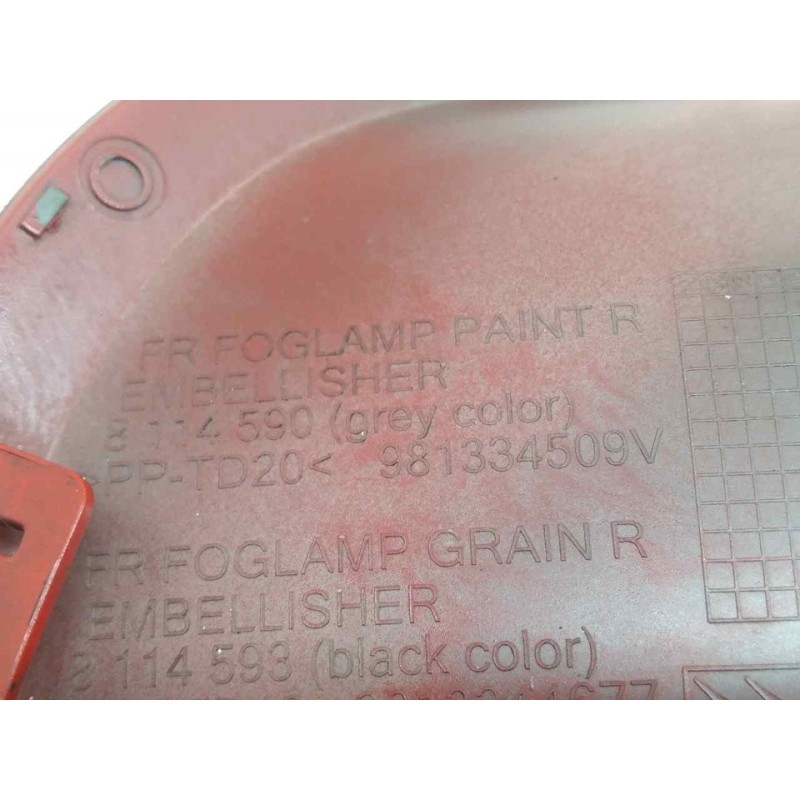Recambio de rejilla paragolpes delantero para citroën c3 feel referencia OEM IAM 9813345077 2