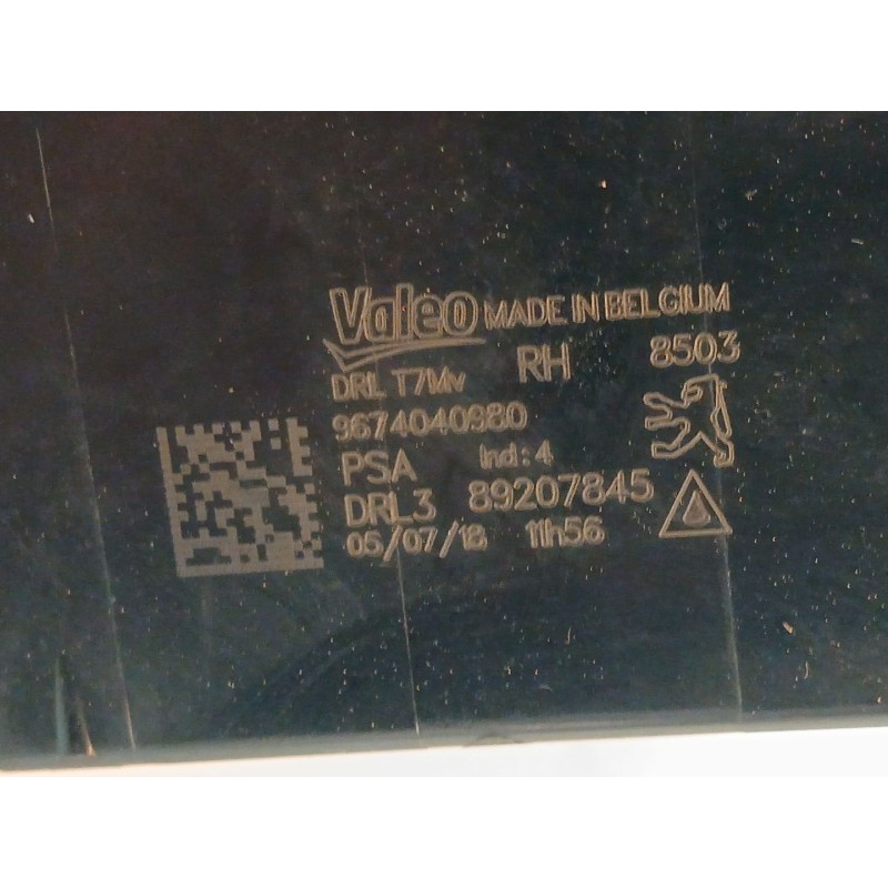 Recambio de piloto delantero derecho para peugeot 308 sw envy referencia OEM IAM 9674040980 - Blanco 2