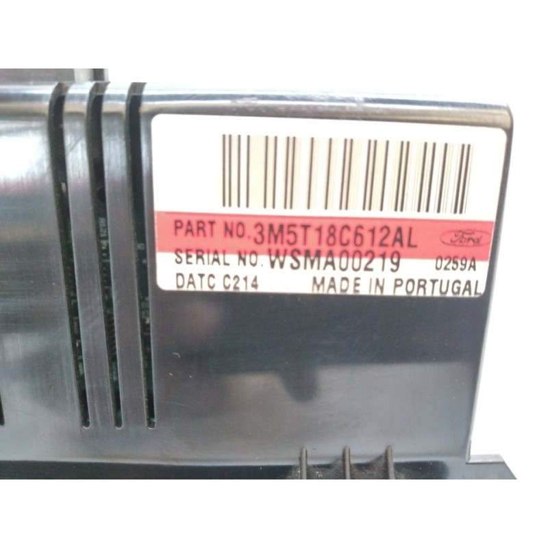 Recambio de mando climatizador para ford focus c-max (cap) trend (d) referencia OEM IAM 3M5T18C612AL 3