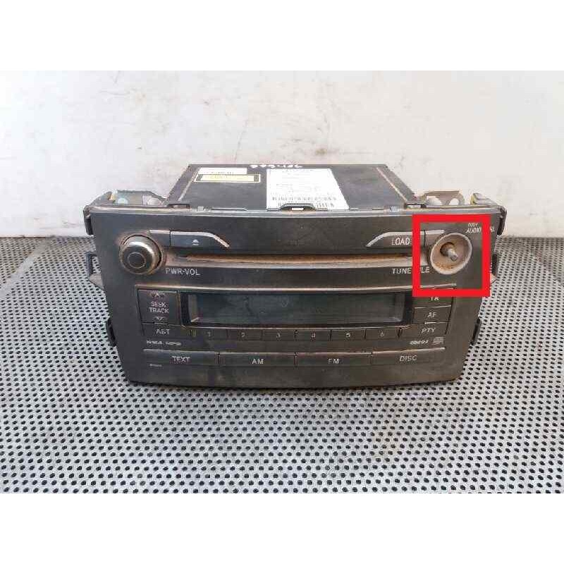 Recambio de sistema audio / radio cd para toyota auris 2.0 d-4d cat referencia OEM IAM 861200257 1220009170C101 - Gris 3