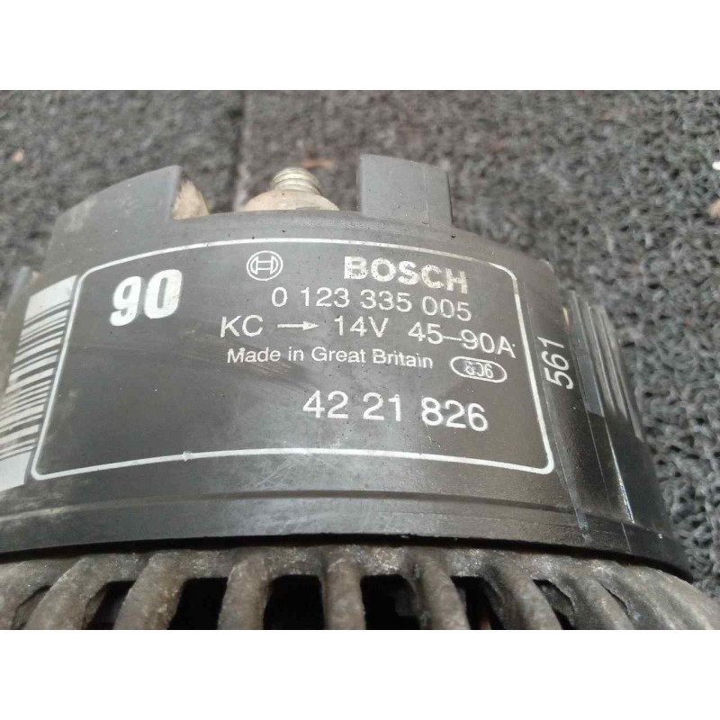 Recambio de alternador para saab 900 berlina 2.3 cat referencia OEM IAM 0123335005 4221826 BOSCH 5