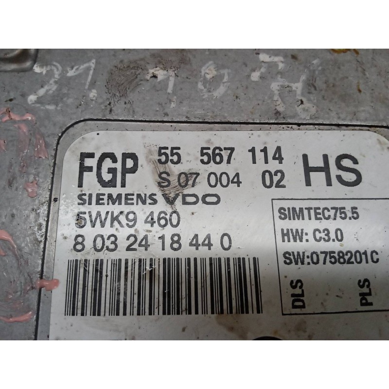 Recambio de centralita motor uce para opel astra gtc innovation referencia OEM IAM 55567114 5WK9460 8032418440 - Rojo 3