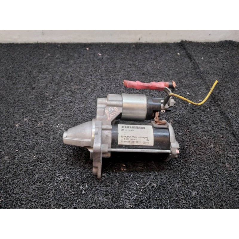 Recambio de motor arranque para opel corsa e selective referencia OEM IAM 25198414 0001192081 20180128