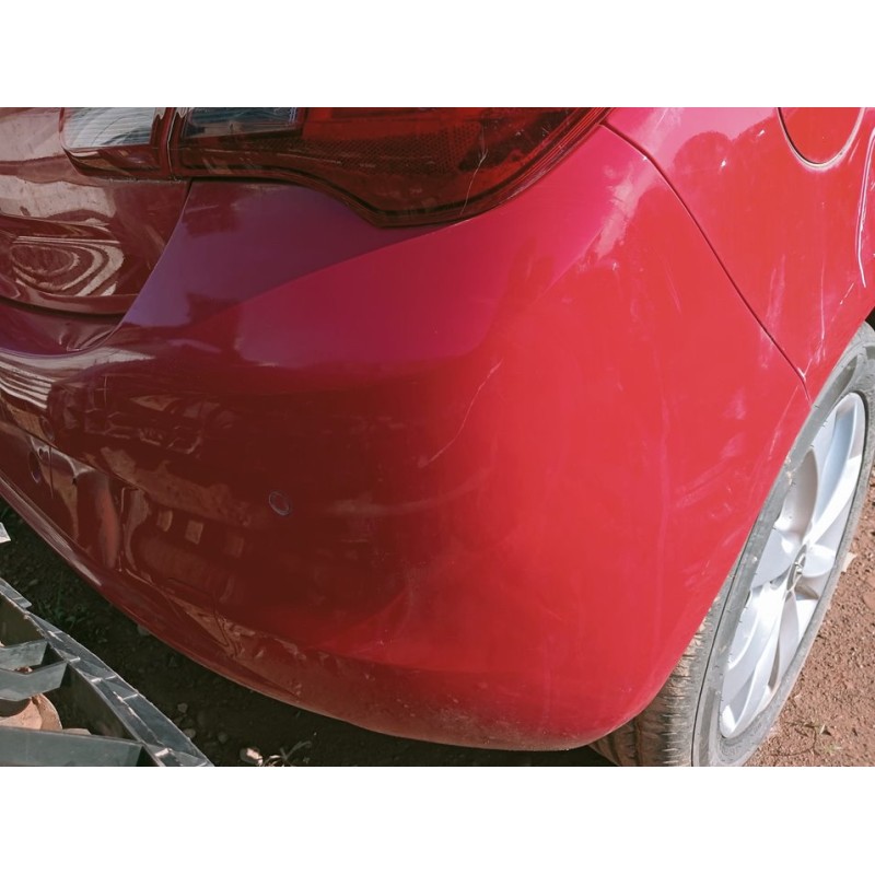 Recambio de paragolpes trasero para opel corsa e referencia OEM IAM - Rojo 2