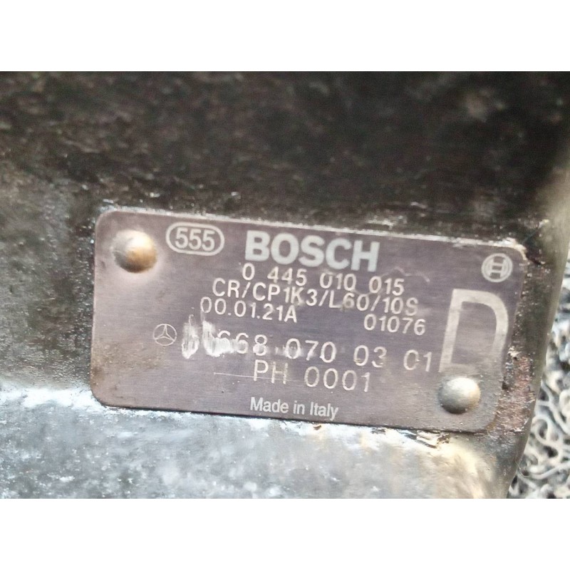 Recambio de bomba inyeccion para mercedes-benz clase a (w168) 170 cdi (168.008) referencia OEM IAM 0445010015 A6680700301 BOSCH - Blanco 2