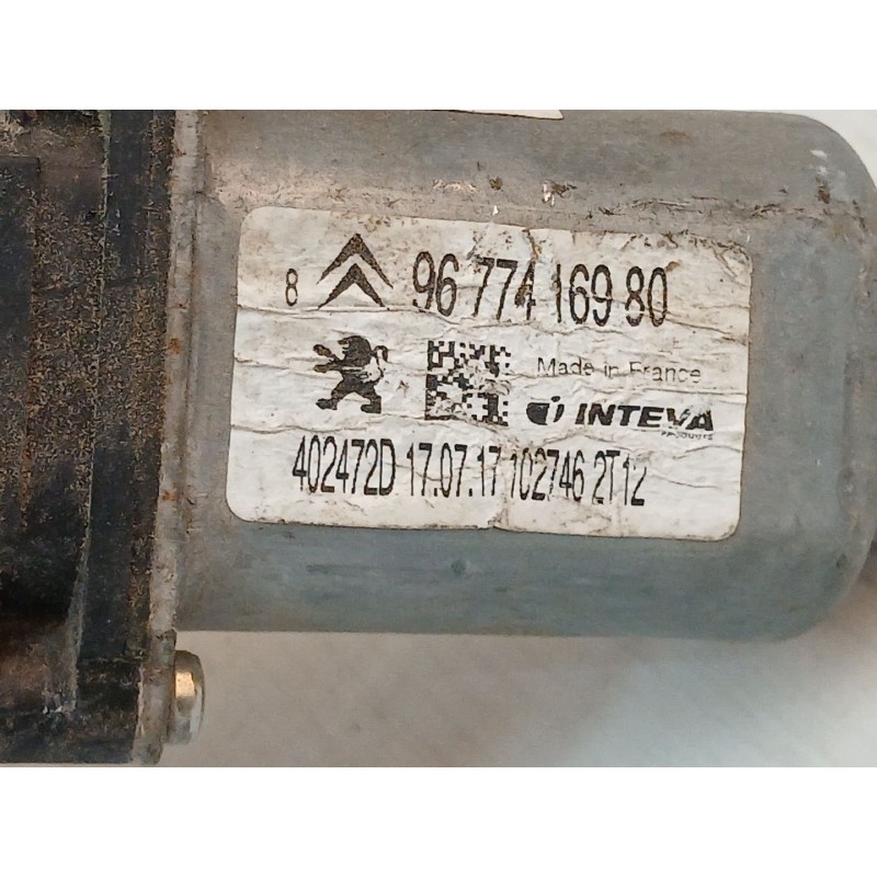 Recambio de elevalunas delantero izquierdo para citroën c-elysée shine referencia OEM IAM 9677416980 9674412480 - Negro 2