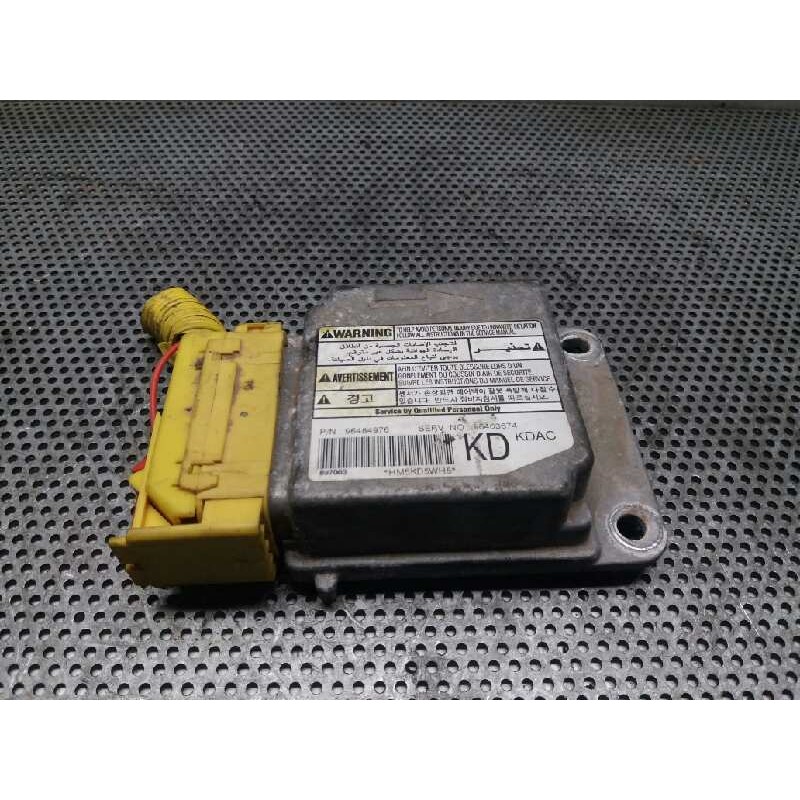 Recambio de centralita airbag para chevrolet matiz 1.0 cat referencia OEM IAM 96484976 KD 