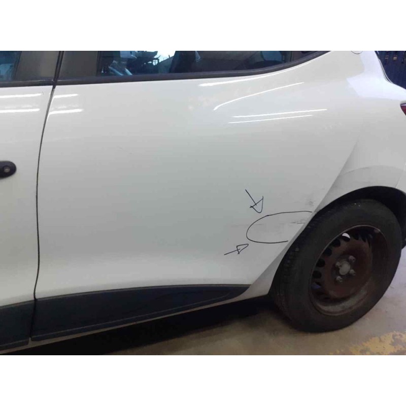Recambio de puerta trasera izquierda para renault clio iv authentique referencia OEM IAM - Blanco 3