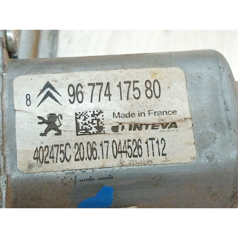 Recambio de elevalunas trasero izquierdo para citroën c-elysée shine referencia OEM IAM 9677417580 9674437380 - Negro 2