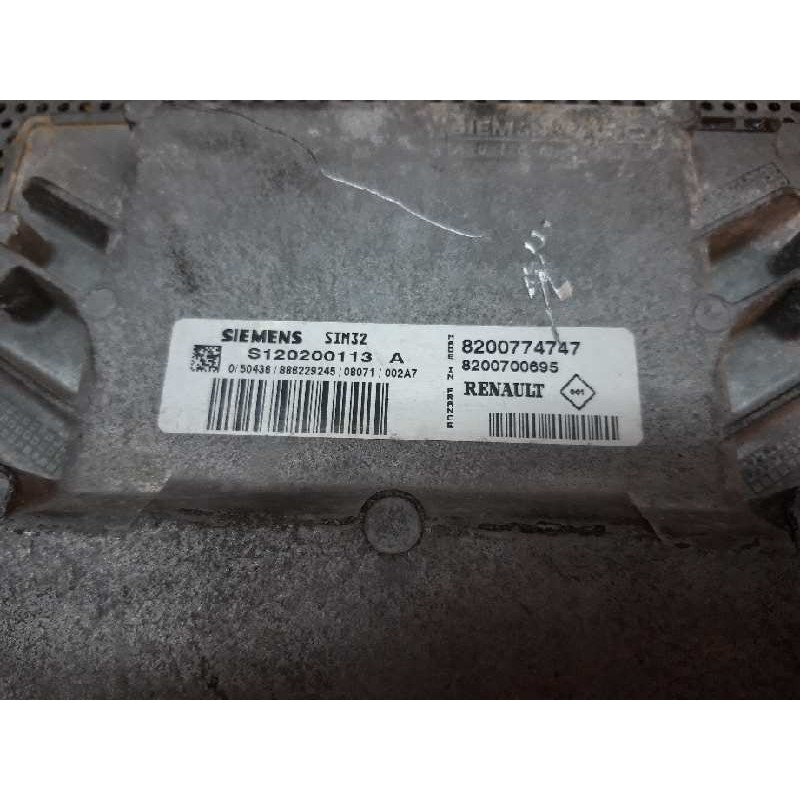 Recambio de centralita motor uce para renault twingo 1.2 referencia OEM IAM 8200774747 S120200113A 8200700695 / SIEMENS - Negro 2