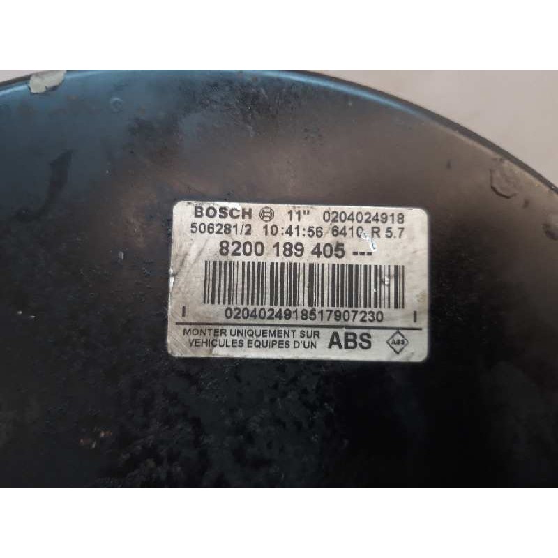 Recambio de servofreno para opel movano (2004 =>) furgón medio techo elevado l2h2 3.5 t referencia OEM IAM 0204024918 8200189405 - Blanco 3