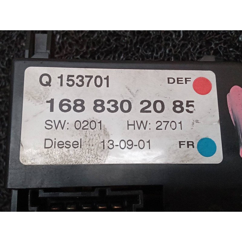 Recambio de mando climatizador para mercedes-benz clase a (w168) 170 cdi (168.009) referencia OEM IAM 1688302085 - Verde 3