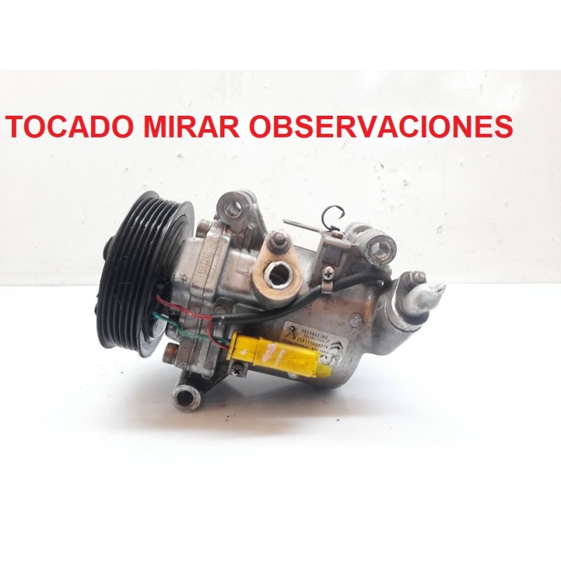 Recambio de compresor aire acondicionado para citroën c-elysée shine referencia OEM IAM 9814865380 9814865680 JSR11T604078