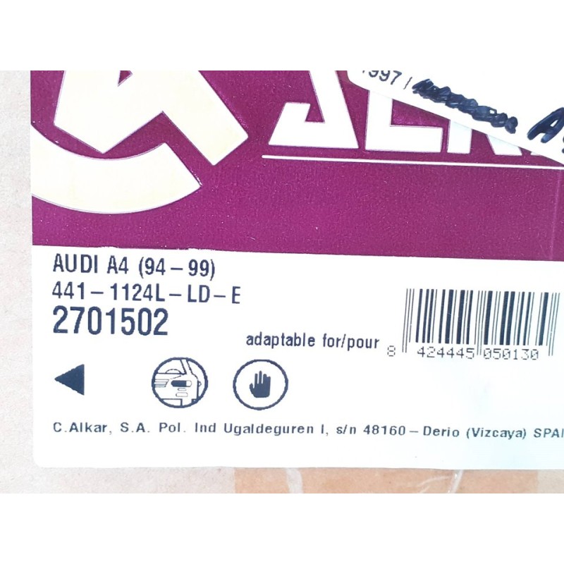 Recambio de faro izquierdo para audi a4 berlina (b5) referencia OEM IAM 2701502 94592 2