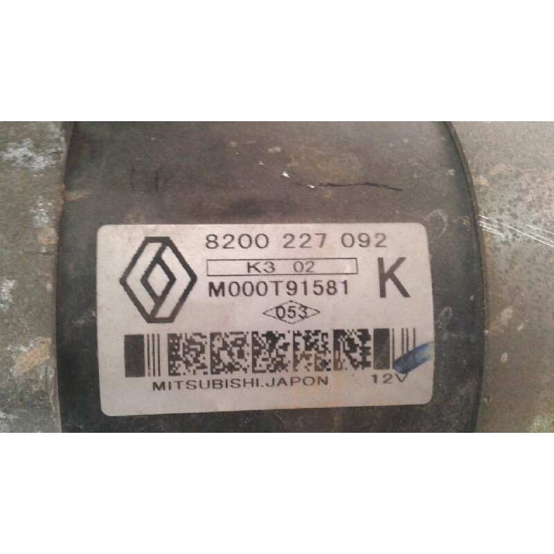 Recambio de motor arranque para renault clio ii fase ii (b/cb0) 1.5 dci diesel referencia OEM IAM M000T91581 MITSUBISHI 82002270 - Azul 3
