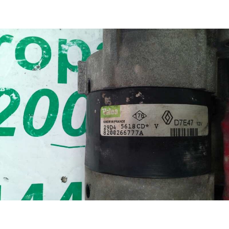 Recambio de motor arranque para renault scenic ii 1.6 16v referencia OEM IAM D7E47 8200266777A - Azul 2