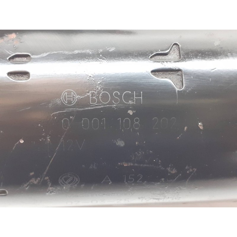 Recambio de motor arranque para alfa romeo 156 1.9 jtd 8v distinctive referencia OEM IAM 0001108202  BOSCH - Gris 3