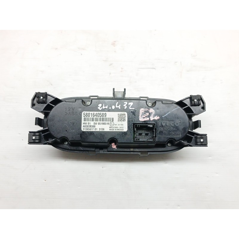 Recambio de mando climatizador para iveco daily furgon fg h3 batalla 3520 l 35 s ... v referencia OEM IAM 5801640589 - Blanco 3