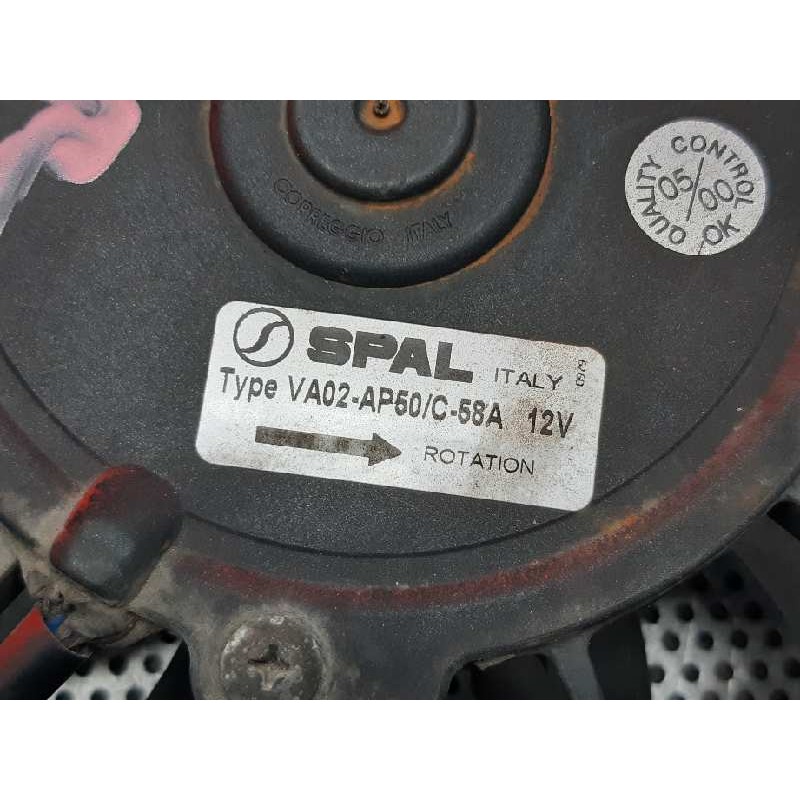 Recambio de electroventilador radiador aire acondicionado para fiat seicento (187) 1.1 referencia OEM IAM SPAL VA02AP50C58A - Rojo 2