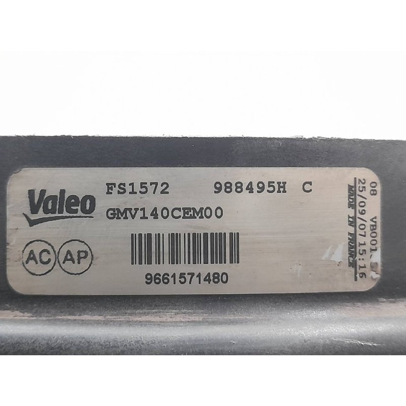 Recambio de electroventilador para citroën c4 berlina collection referencia OEM IAM 9661571480  VALEO 4