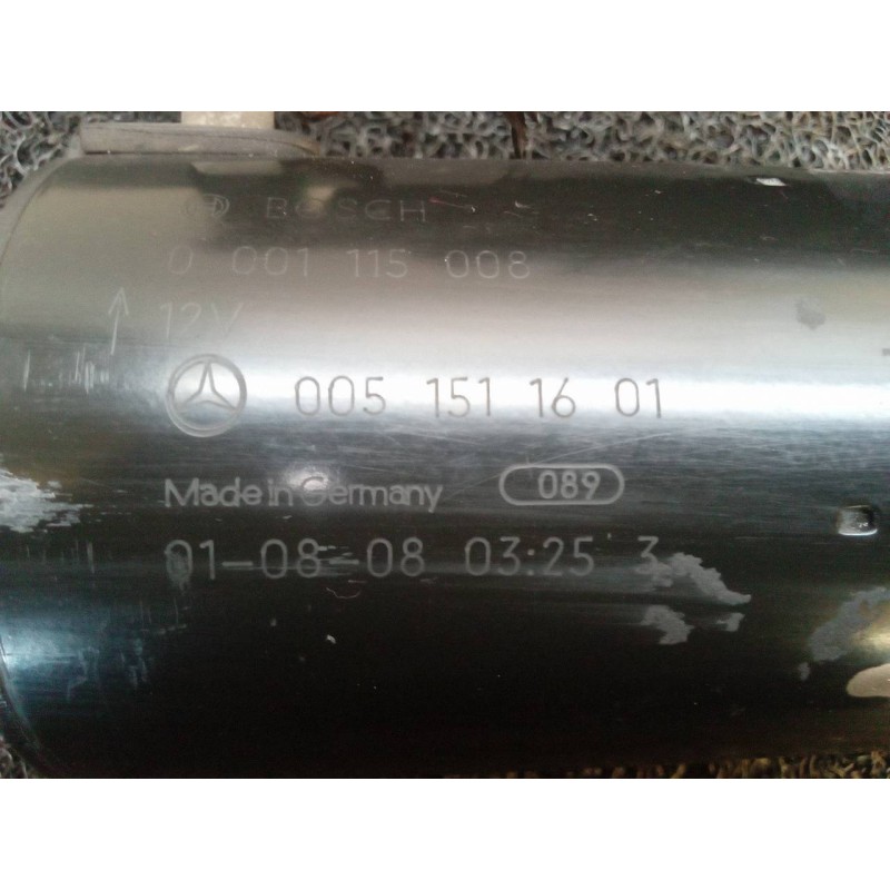 Recambio de motor arranque para mercedes-benz clase a (w168) 170 cdi (168.009) referencia OEM IAM 0001115008 0051511601 BOSCH - Verde 6