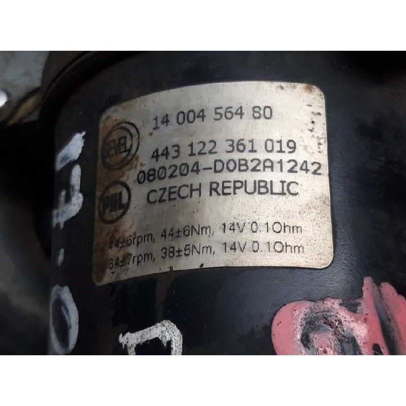 Recambio de motor limpia delantero para peugeot expert kasten furg. acristaldo referencia OEM IAM 1400456480 443122361019 4
