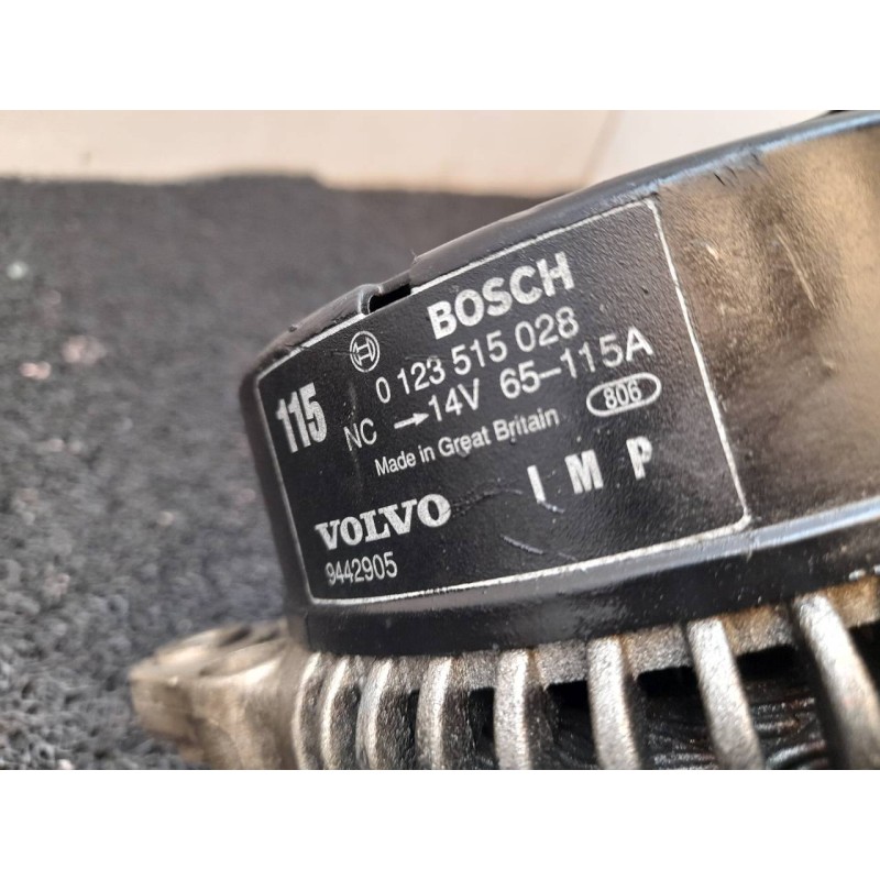 Recambio de alternador para volvo v70 familiar tdi / d referencia OEM IAM 0123515028 9442905 BOSCH - Negro 5