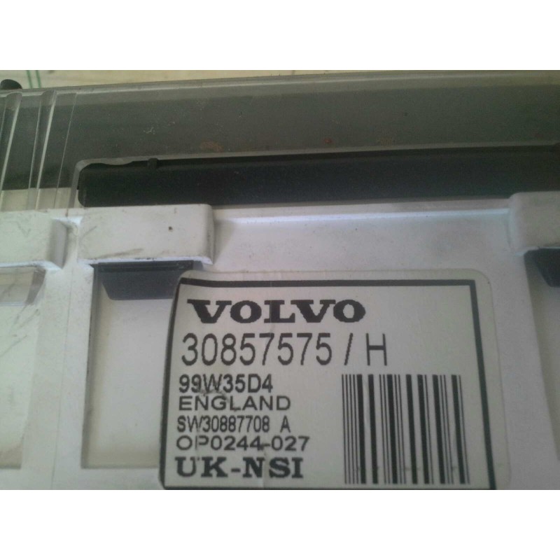 Recambio de cuadro instrumentos para volvo s40 berlina 2.0 turbo cat referencia OEM IAM 30857575 99W35D4 SW30887708A - Gris 3