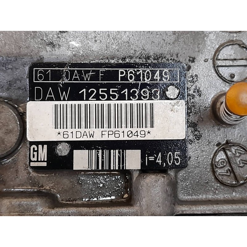 Recambio de caja cambios para opel sintra gls referencia OEM IAM P61049 12551393 - Negro 4