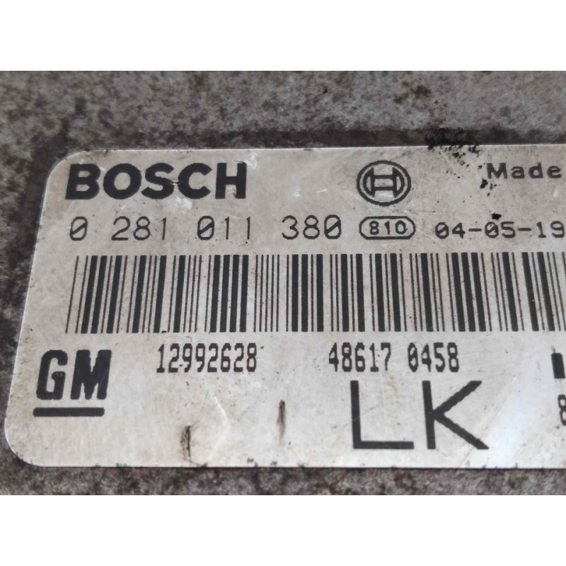 Recambio de centralita motor uce para opel astra h berlina cosmo referencia OEM IAM 0281011380 12992628 BOSCH - Azul 2