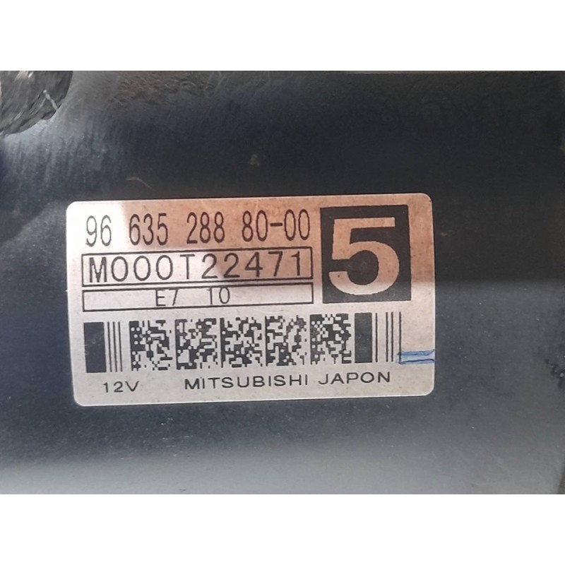 Recambio de motor arranque para citroën xsara picasso hdi 110 fap sx referencia OEM IAM 9663528880 M000T22471 3