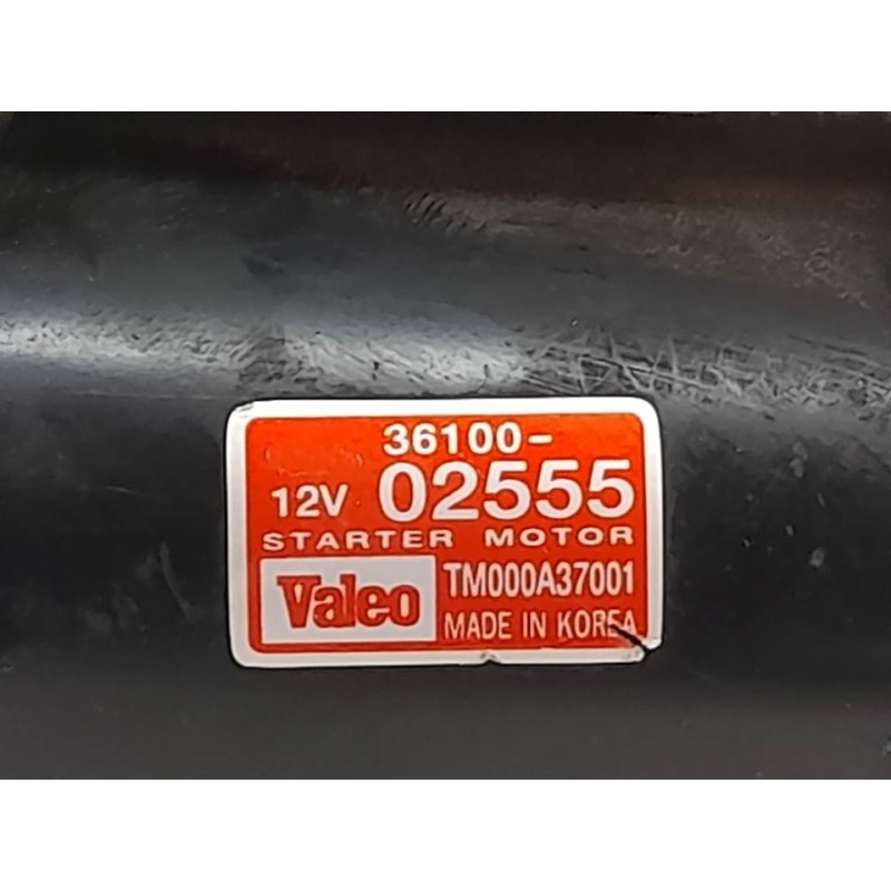 Recambio de motor arranque para hyundai atos prime (mx) 1.0 cat referencia OEM IAM 3610002555 TM000A37001 - Rojo 4