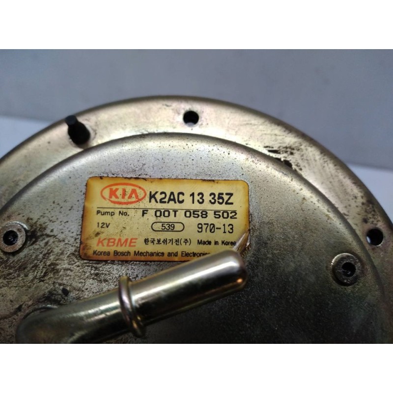 Recambio de aforador para kia sephia ll ls referencia OEM IAM K2AC1335Z F00T058502 2