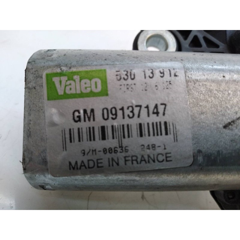 Recambio de motor limpia trasero para opel zafira a elegance referencia OEM IAM 09137147 53013912 VALEO 3