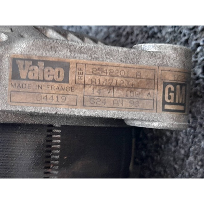 Recambio de alternador para opel sintra gls referencia OEM IAM 3542201A 10297421 - Negro 6