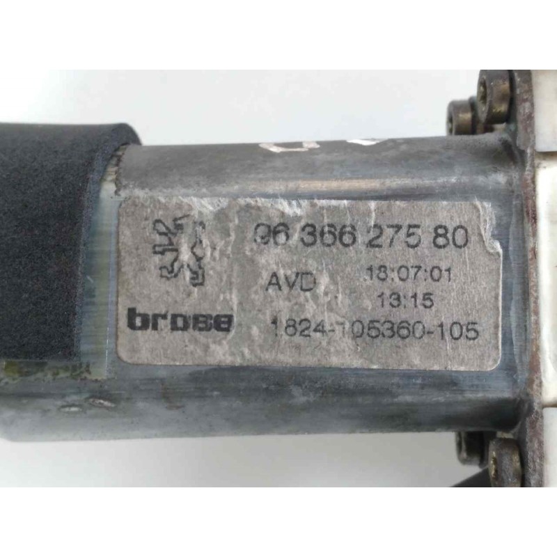 Recambio de elevalunas delantero derecho para peugeot 206 cc cc referencia OEM IAM 9636627580 - Gris 4