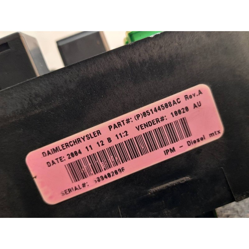Recambio de caja reles / fusibles para chrysler voyager (rg) 2.5 crd se referencia OEM IAM 05144580AC T309402096 3