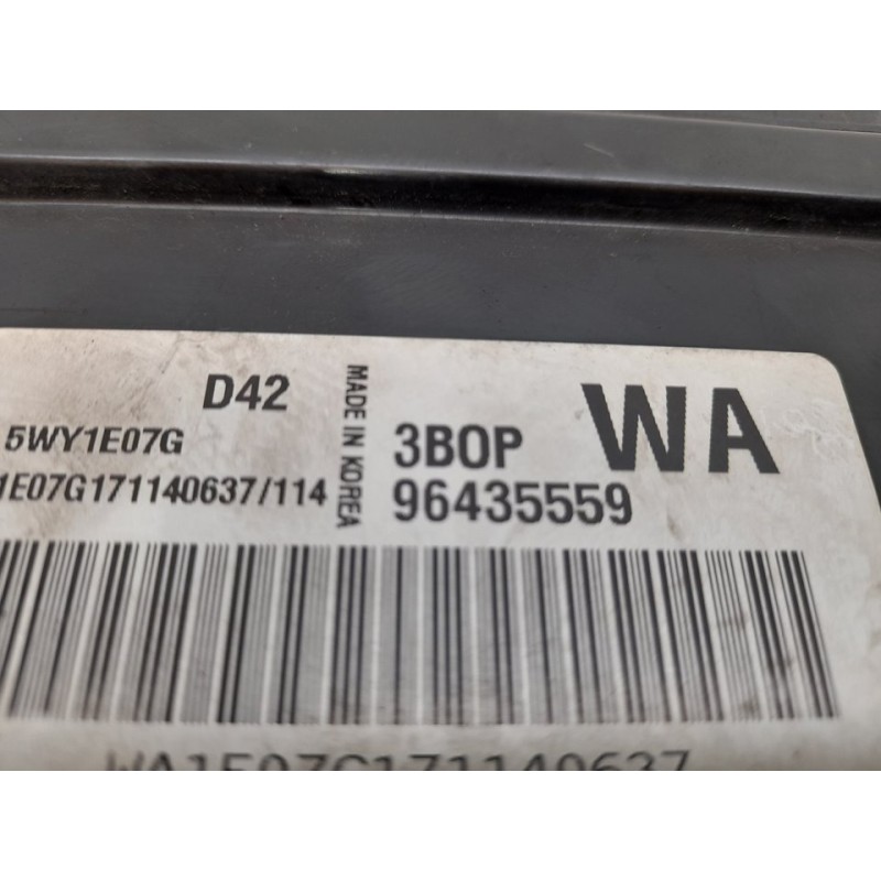 Recambio de centralita motor uce para chevrolet kalos 1.2 cat referencia OEM IAM 96435559 3BOP WY1E07G - Negro 2