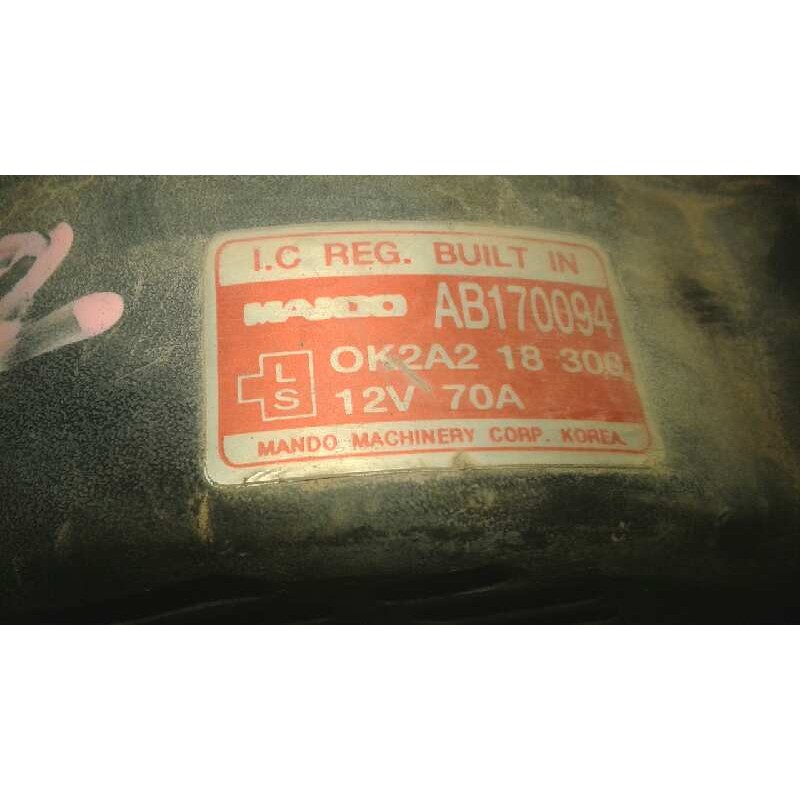 Recambio de alternador para kia rio 1.5 referencia OEM IAM 0K2A218300 AB170094 MANDO - Azul 3