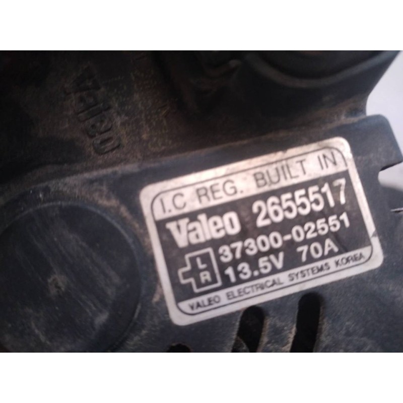 Recambio de alternador para kia picanto 1.1 lx referencia OEM IAM 3730002551 2655517 VALEO - Azul 5