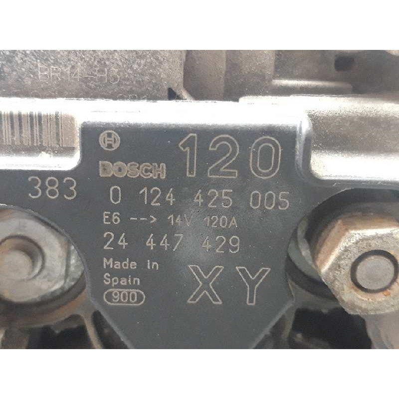 Recambio de alternador para opel astra g cabrio 1.6 16v referencia OEM IAM 0124425005 24447429 7
