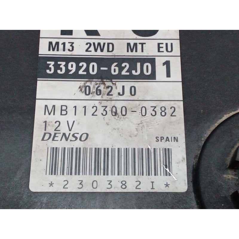 Recambio de centralita motor uce para suzuki swift berlina (mz) glx (3-ptas.) referencia OEM IAM 3392062J01 MB1123000382 DENSO - Rojo 2