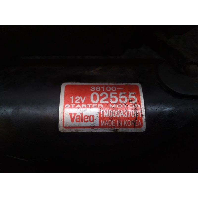 Recambio de motor arranque para kia picanto 1.1 lx referencia OEM IAM 3610002555 TM000A37001 VALEO - Azul 6