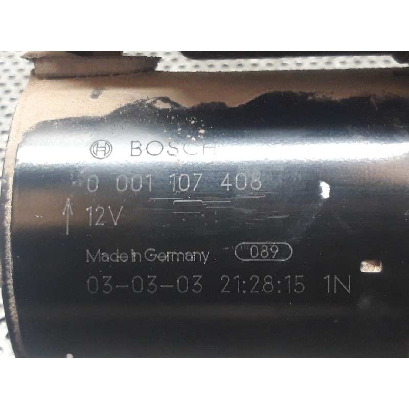 Recambio de motor arranque para opel astra g cabrio 1.6 16v referencia OEM IAM 0001107408 6
