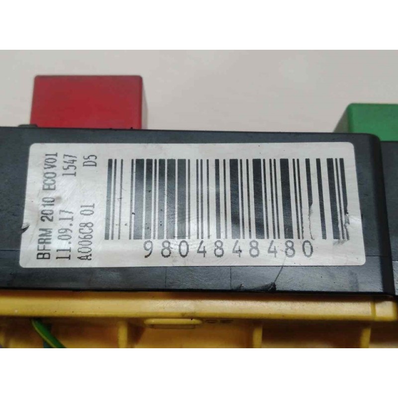 Recambio de caja reles / fusibles para citroën c3 feel referencia OEM IAM 9804848480 3
