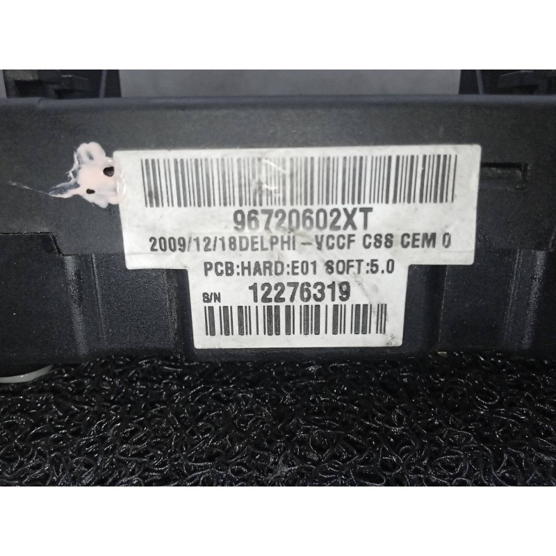 Recambio de mando luces para citroën c5 berlina audace referencia OEM IAM 96720602XT - Negro 3