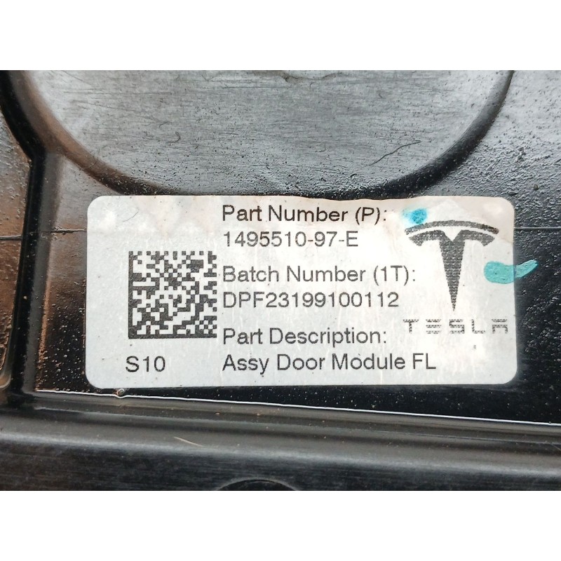 Recambio de elevalunas delantero izquierdo para tesla model y gran autonomia dual awd referencia OEM IAM 149551097E - Blanco 2