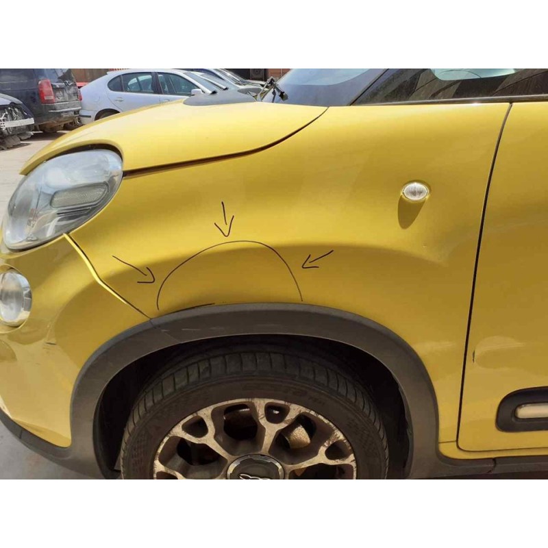 Recambio de aleta delantera izquierda para fiat 500 l (330) trekking referencia OEM IAM - Amarillo 4