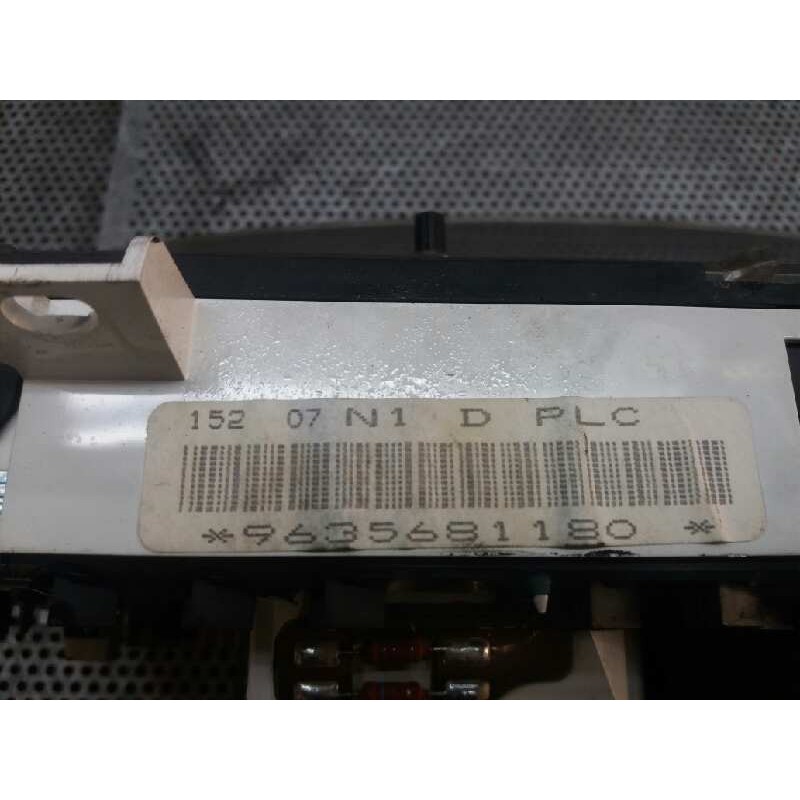 Recambio de cuadro instrumentos para citroën berlingo 1.9 diesel referencia OEM IAM 9635681180  JAEGER - Verde 2