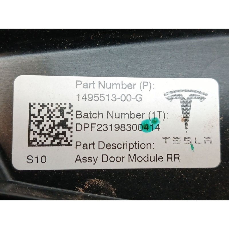 Recambio de elevalunas trasero derecho para tesla model y gran autonomia dual awd referencia OEM IAM 149551300G - Blanco 2